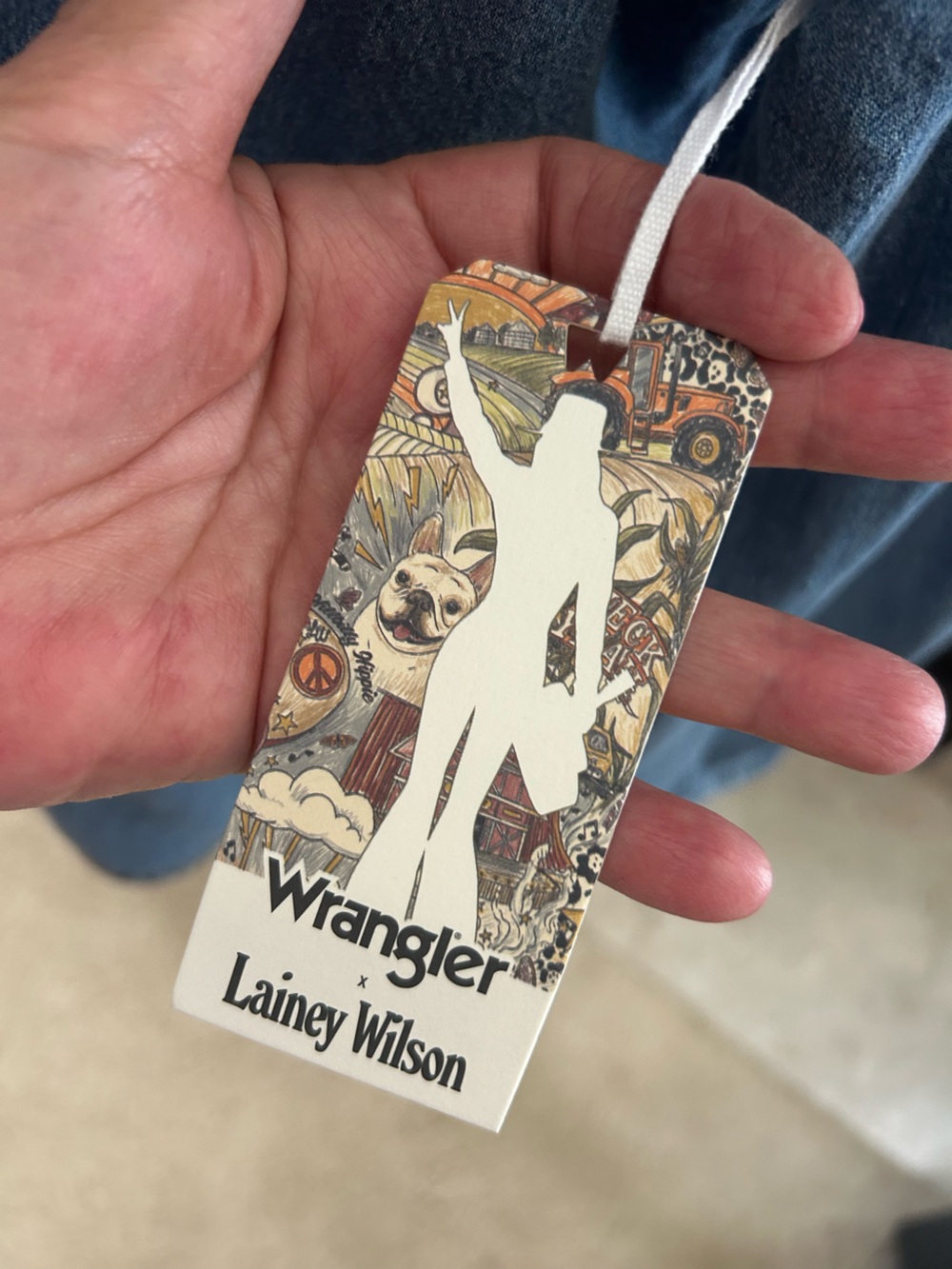 Wrangler X Lainey Light Blue Denim Western Snap-Front Shirt - Picture 8 of 13